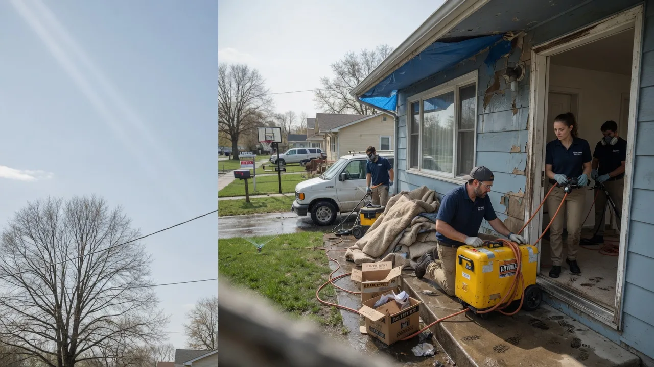 Basement Flood Cleanup in Schertz, TX near me